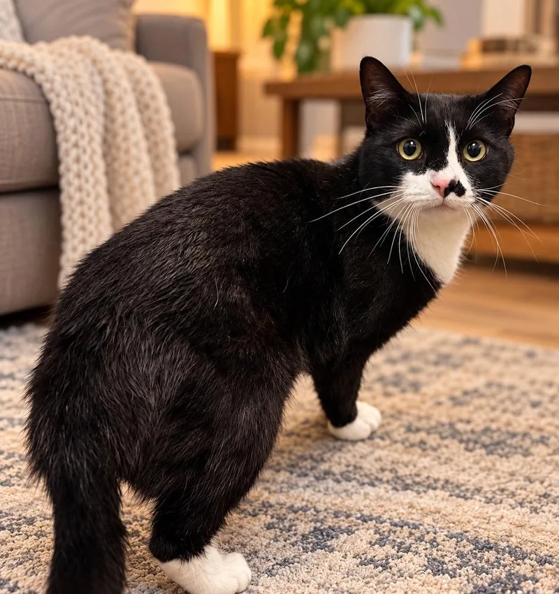 An adult medium-sized male Domestic Short Hair cat named Sheriff for adoption in Hudson, NH