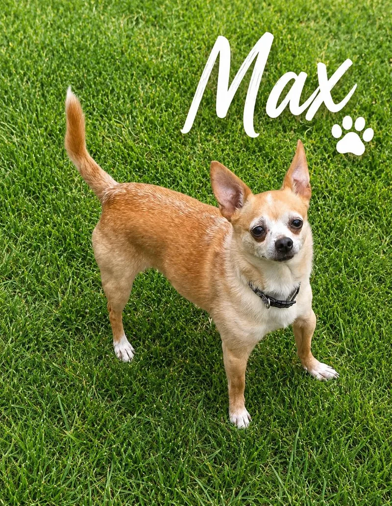 A senior small-sized male Brown / Chocolate Chihuahua dog named Max for adoption in Momence, IL