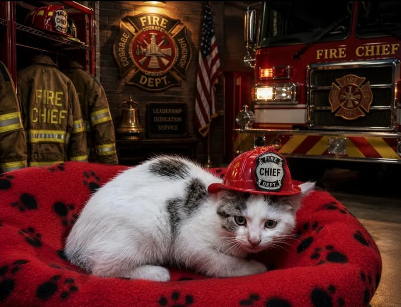 A baby small-sized female Domestic Short Hair cat named Fire for adoption in Washington Court House, OH