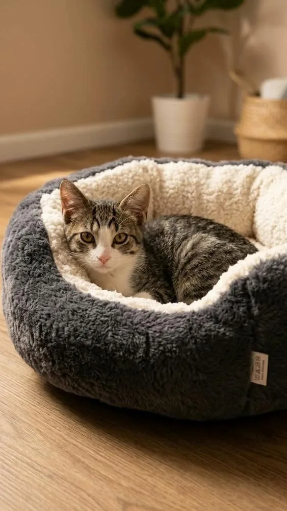 A baby small-sized male Gray / Blue / Silver Domestic Short Hair cat named Spencer for adoption in Plymouth, MN