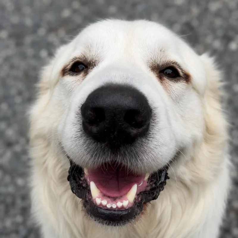 An adult extra large-sized male Great Pyrenees dog named Clyde for adoption in Thomasville, NC