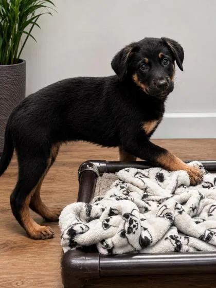 A baby small-sized female German Shepherd Dog dog named Luminary for adoption in New Orleans, LA