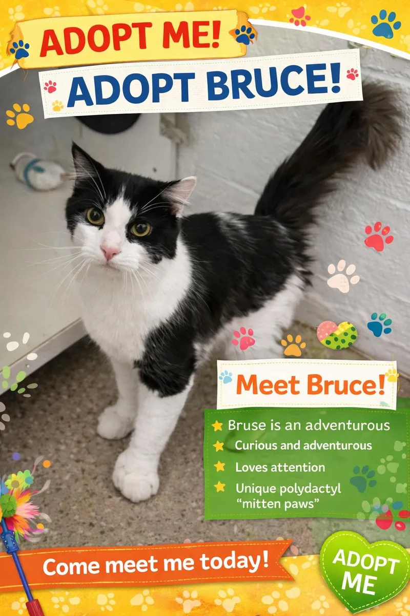 Bruce:  Polydactyl thumbnail 3