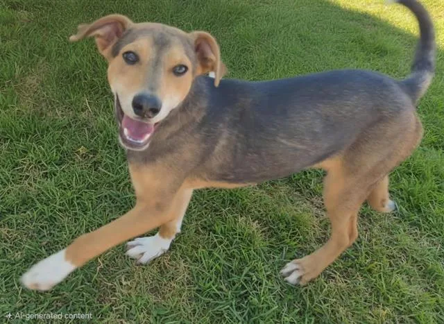 A young small-sized male German Shepherd Dog dog named Newton for adoption in Albuquerque, NM