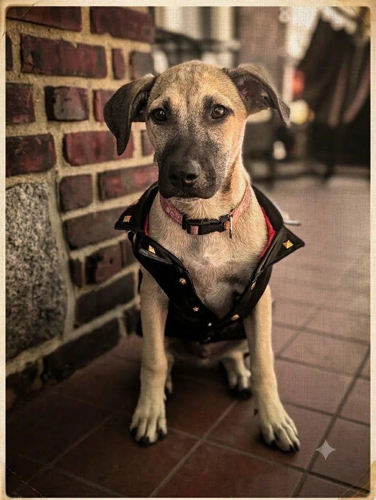 A baby medium-sized female Black Mouth Cur dog named Pipe and Phoebe for adoption in Pleasant Valley, NY