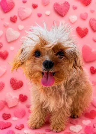 An adult small-sized male Golden Cavalier King Charles Spaniel dog named Beans for adoption in Springfield, MO