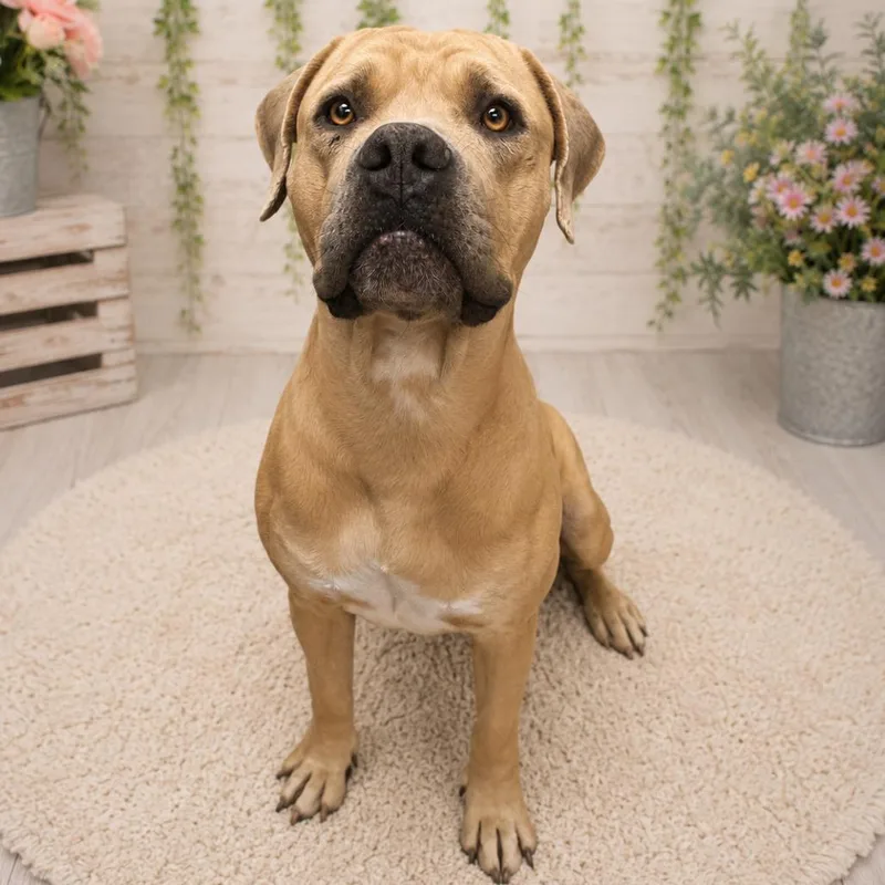 An adult extra large-sized male Yellow / Tan / Blond / Fawn Mastiff dog named Bruno for adoption in Henderson, NV