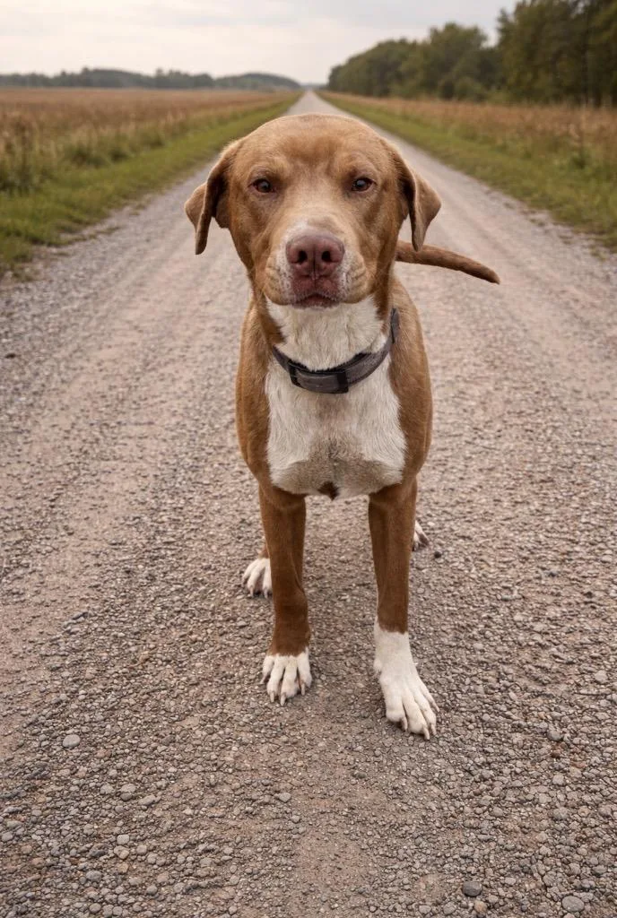A baby large-sized male Mixed Breed dog named Pumpkin Spice for adoption in Centralia, IL