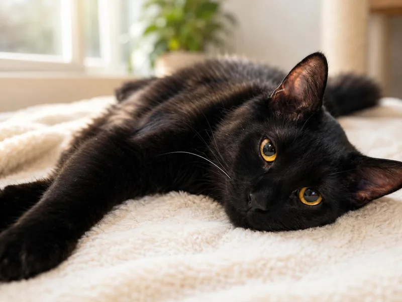 A baby medium-sized male Black Domestic Long Hair cat named Voodoo for adoption in miami, FL