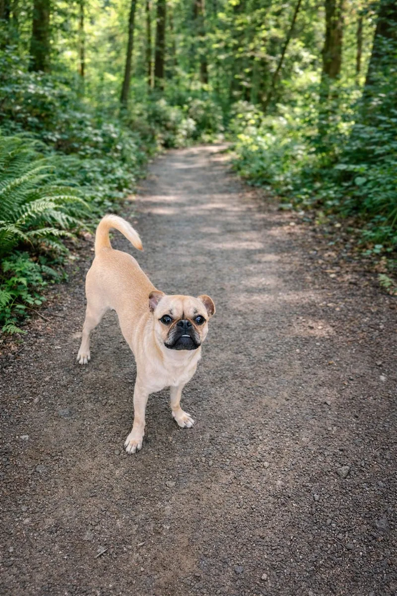 An adult small-sized female Pug dog named Cleo for adoption in Georgetown , CA