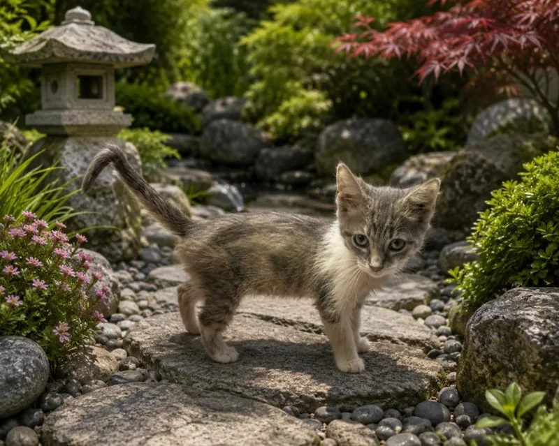 A baby small-sized male Domestic Short Hair cat named Stone for adoption in Washington Court House, OH