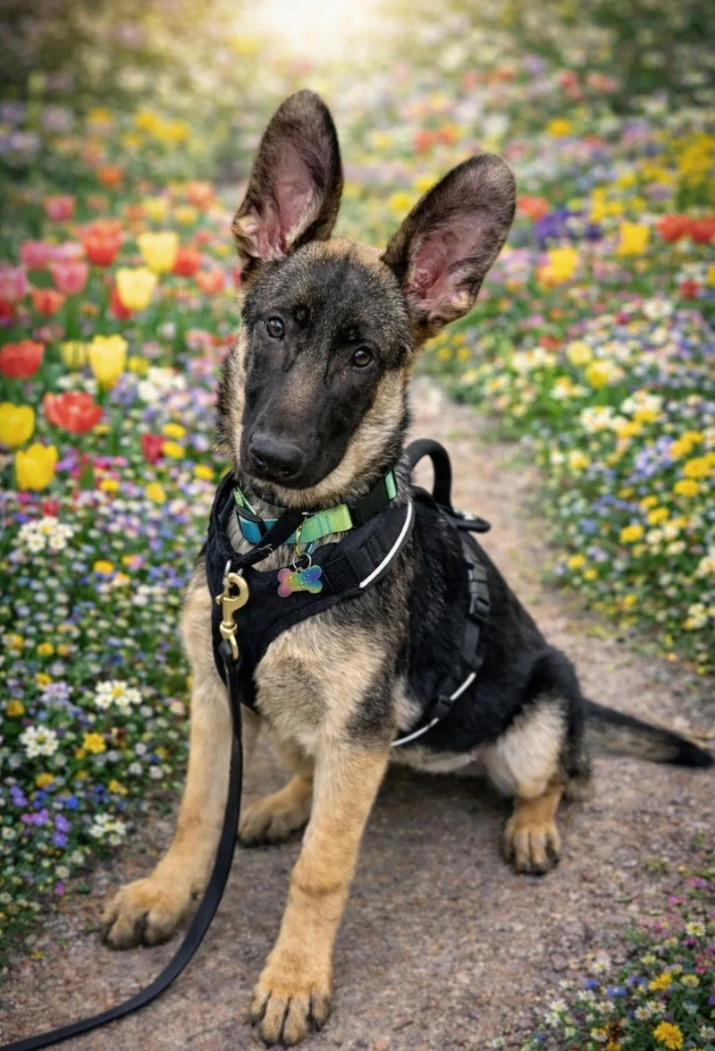 A young large-sized female German Shepherd Dog dog named Livie for adoption in El Cajon, CA