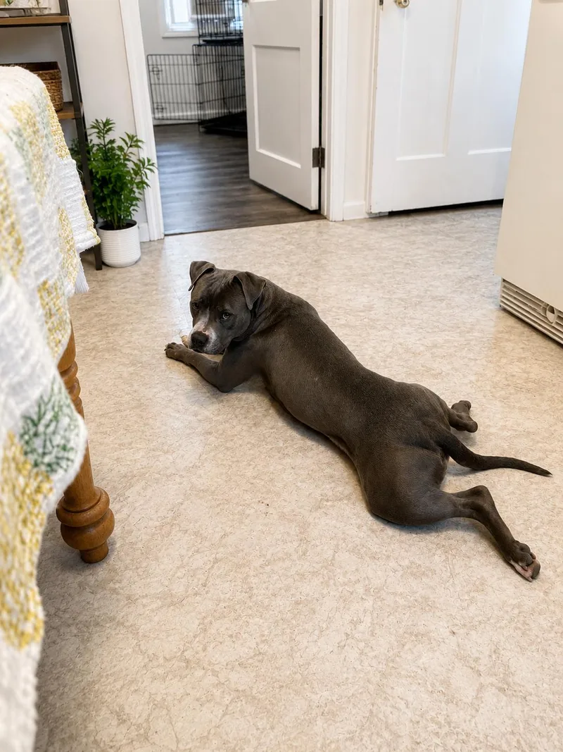 An adult medium-sized female Pit Bull Terrier dog named Magnolia for adoption in Carmel, NY