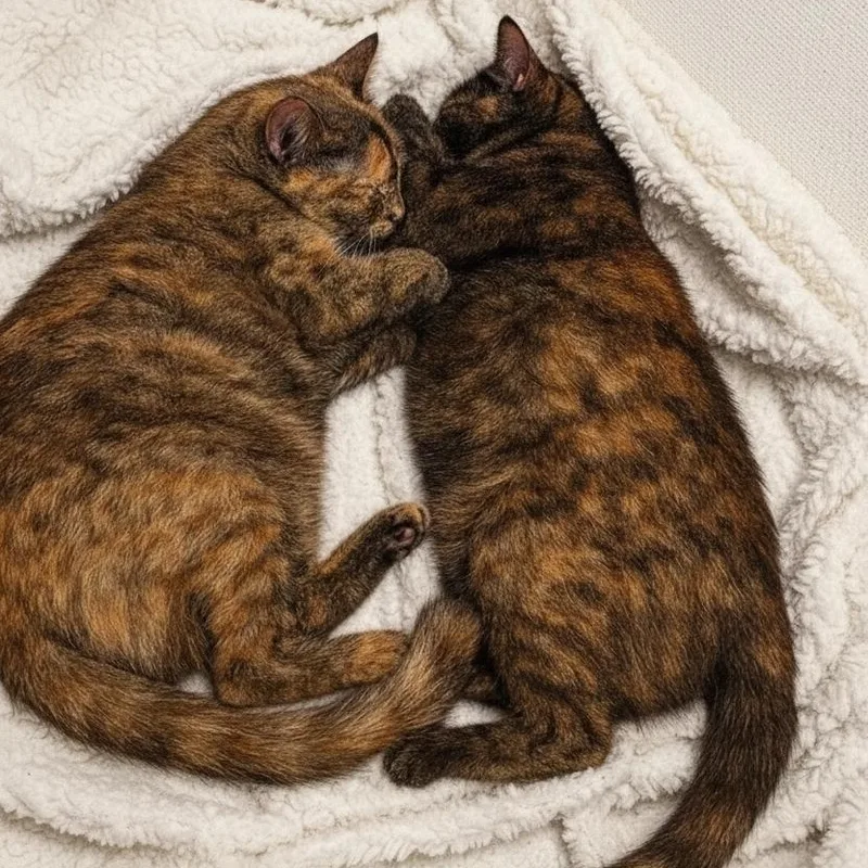 An adult medium-sized female Tortoiseshell Domestic Short Hair cat named Tess And Zoey for adoption in Charleston, SC