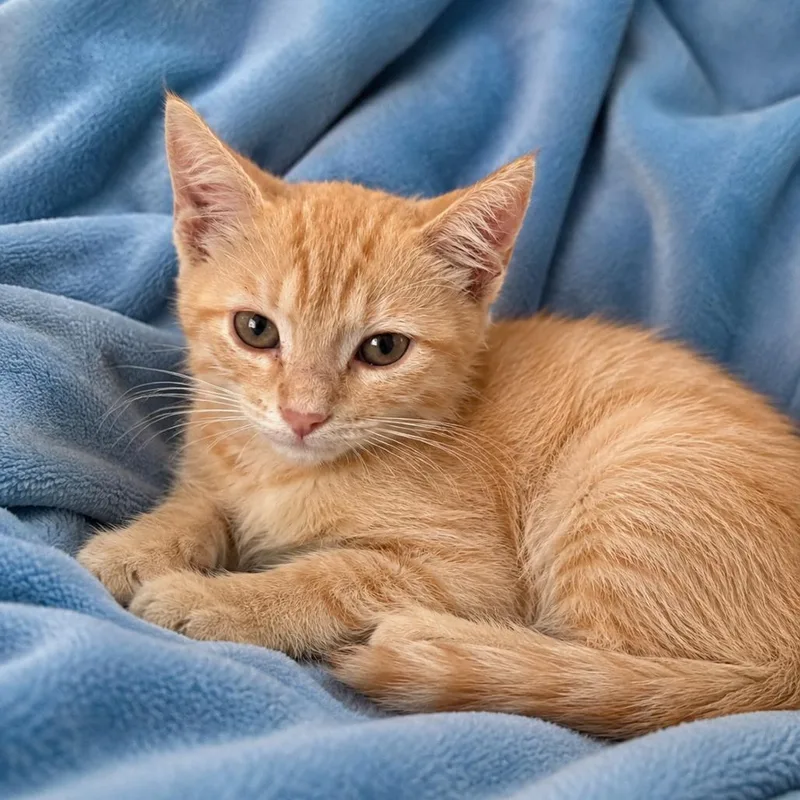 A baby small-sized female Domestic Short Hair cat named Nellie for adoption in Tucson, AZ
