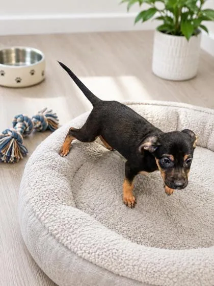 A baby small-sized male Mixed Breed dog named Douglas for adoption in New Orleans, LA