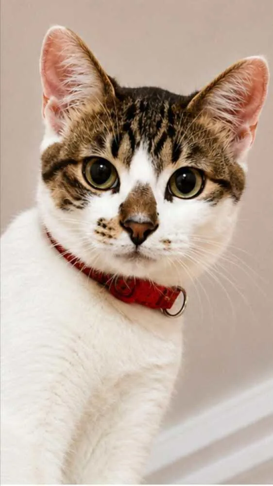 A baby small-sized female Black & White / Tuxedo Persian cat named Zozy for adoption in WOLCOTT, CT