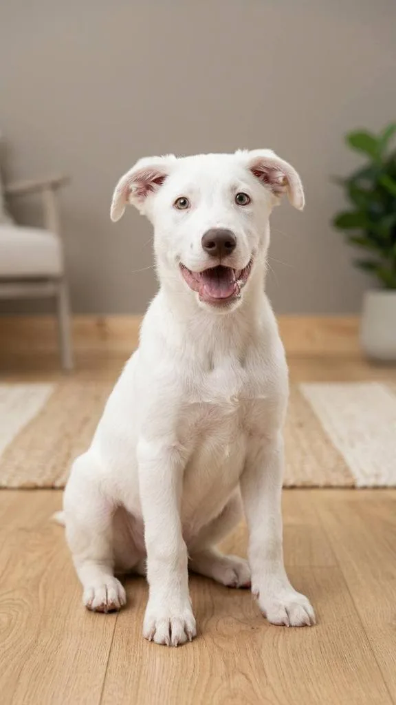 A baby large-sized female Mixed Breed dog named Princess Peach for adoption in Fond Du Lac, WI