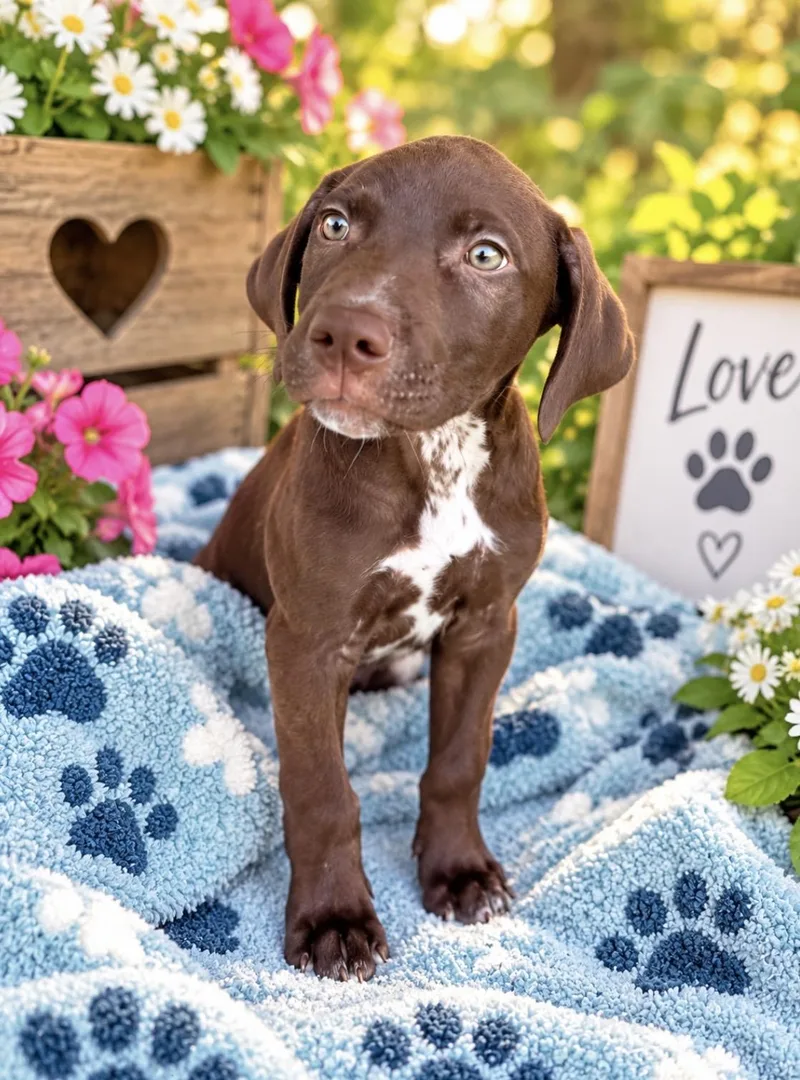 A baby medium-sized male Dalmatian dog named Bear for adoption in Helotes , TX