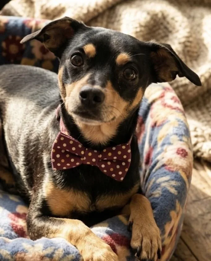 A young small-sized male Miniature Pinscher dog named Leo for adoption in Windsor, CO