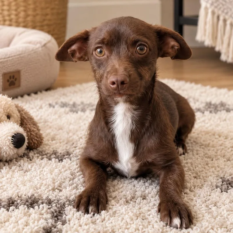 A young small-sized male Chihuahua dog named Chocolate for adoption in San Diego, CA