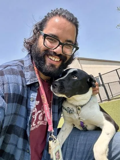 A baby large-sized male Black Mixed Breed dog named Scotty for adoption in Wichita, KS