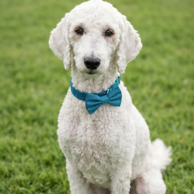 An adult medium-sized male White / Cream Standard Poodle dog named Rudolph for adoption in Las Vegas, NV