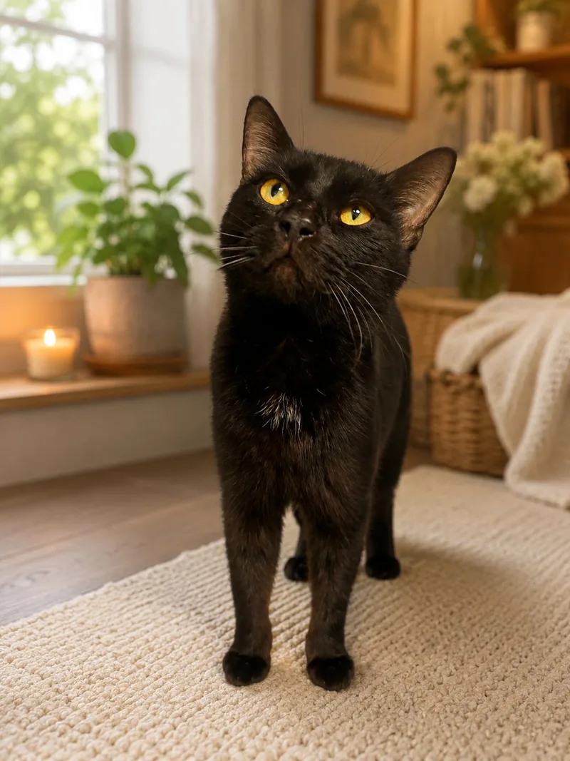A young large-sized male Domestic Short Hair cat named Hal Pawchino for adoption in Randolph, AL