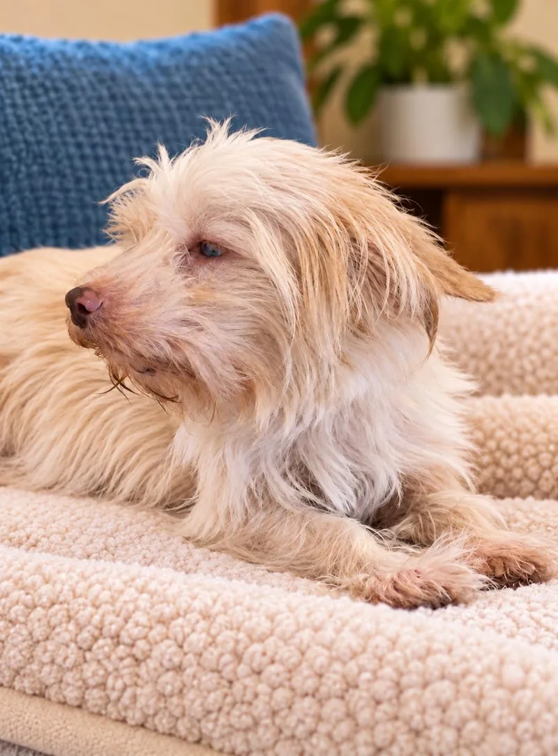 An adult small-sized male White / Cream Maltese dog named Toby for adoption in Southport, CT