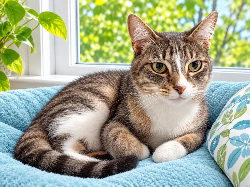 An adult medium-sized female Tabby cat named SOPHIE  Biscuit Maker for adoption in Hillsboro, OR