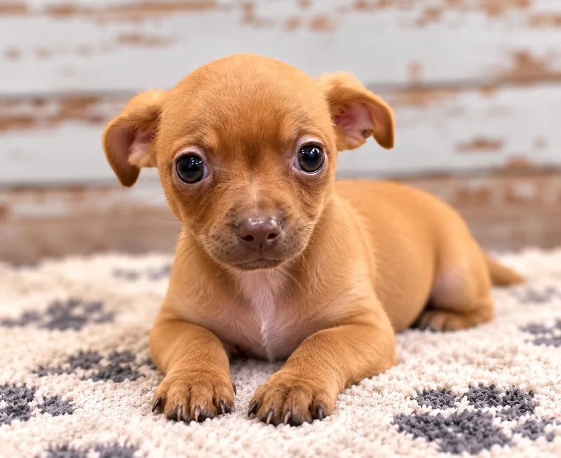A baby small-sized male Chihuahua dog named Nurture for adoption in Sumter, SC