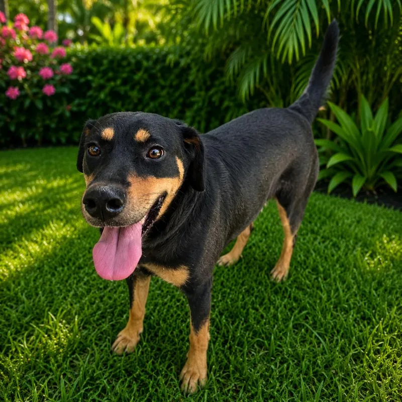 An adult medium-sized female Mixed Breed dog named Nena for adoption in LOXAHATCHEE, FL