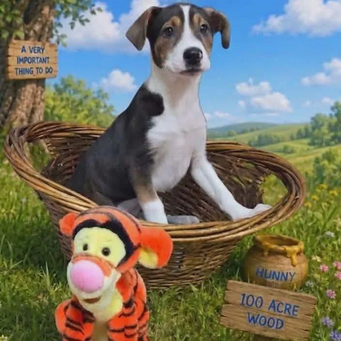A baby small-sized male Mixed Breed dog named Tigger for adoption in Joliet, IL
