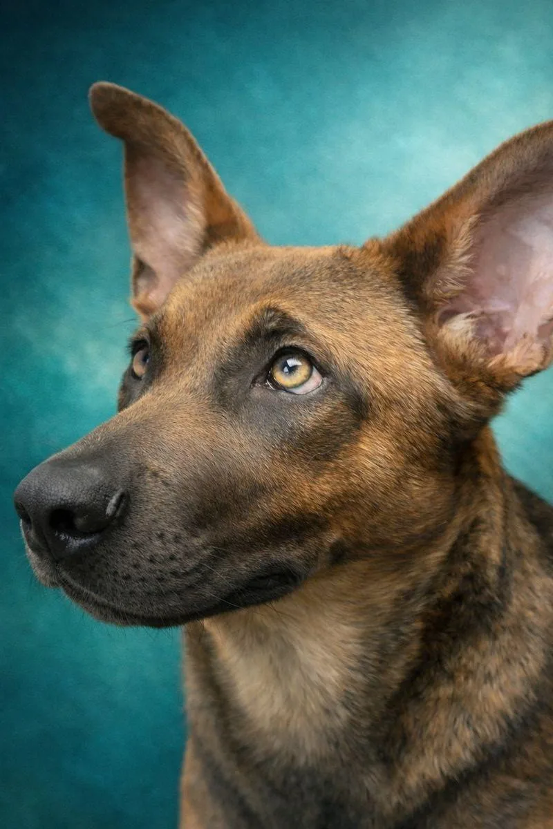 A young medium-sized male Brown / Chocolate Belgian Shepherd / Malinois dog named Elvis for adoption in las vegas, NV