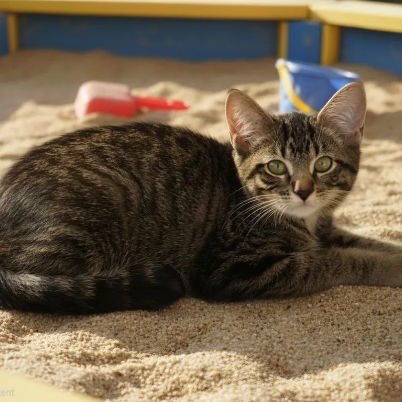 A baby small-sized female Brown / Chocolate Domestic Short Hair cat named Nova for adoption in Warrensburg, MO