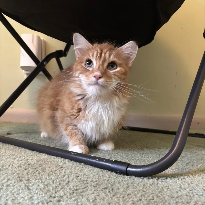 An adult small-sized male Orange / Red Domestic Long Hair cat named Zuko for adoption in Gibsonia, PA