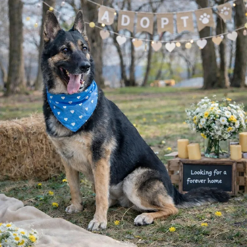 An adult large-sized male German Shepherd Dog dog named Tidus for adoption in Allen, TX