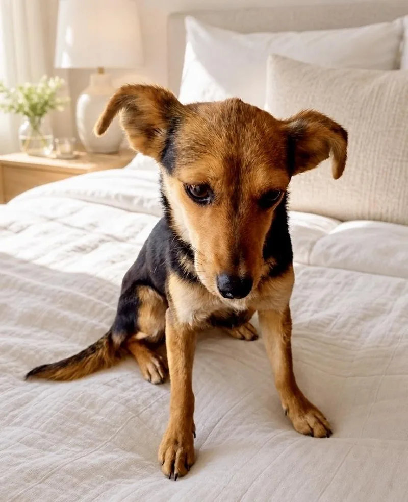 A young small-sized female Brown / Chocolate Chihuahua dog named Winnie for adoption in Escondido, CA
