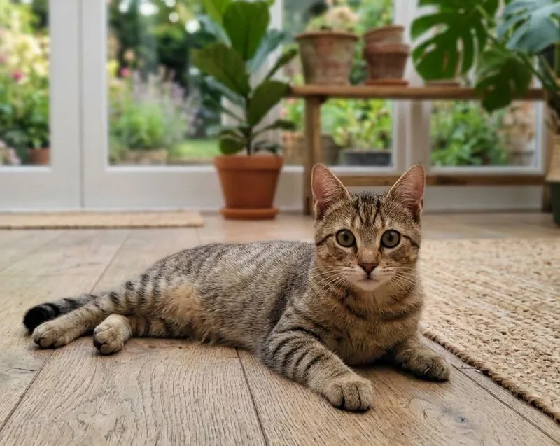 A young medium-sized male Tabby (Tiger Striped) Domestic Short Hair cat named O'Reilly for adoption in Franklin, IN