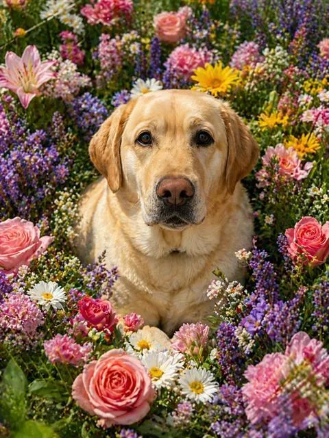 An adult large-sized female Labrador Retriever dog named Heidi for adoption in Globe, AZ