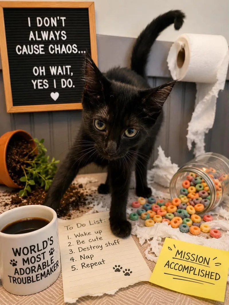 A baby small-sized female Domestic Short Hair cat named Muffin for adoption in Mount Pleasant, SC