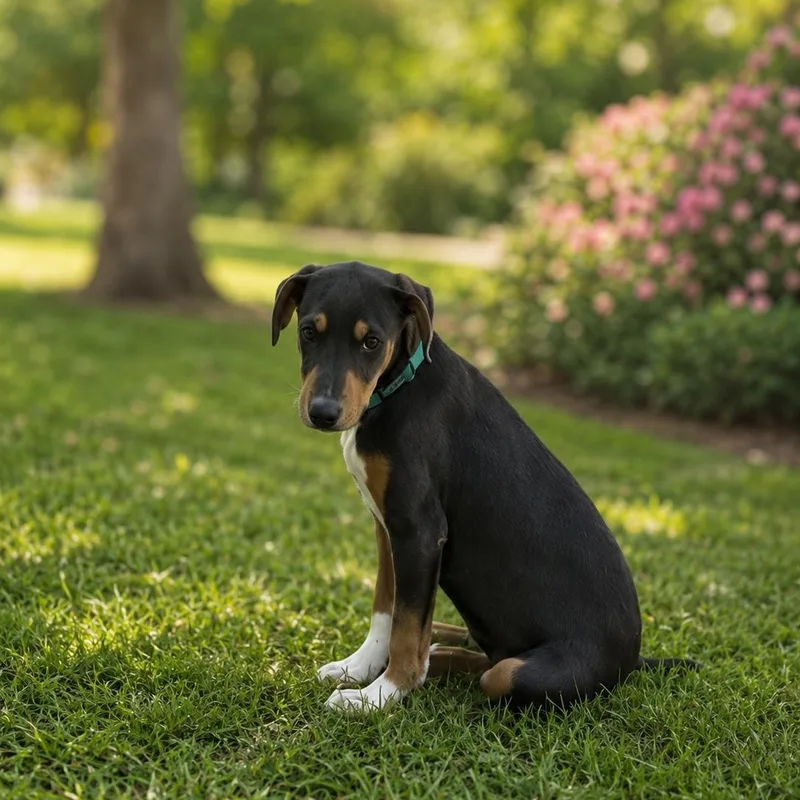 A baby medium-sized female Mixed Breed dog named Zara for adoption in PLAINFIELD, CT