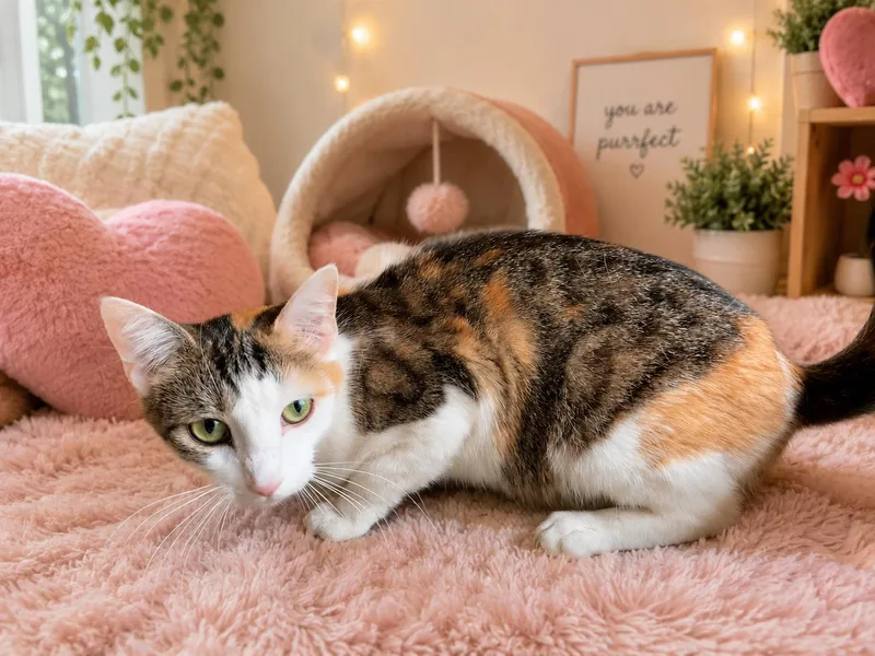An adult small-sized female Calico Domestic Short Hair cat named Siren for adoption in Ashland, KY