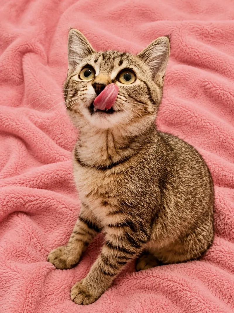 A baby medium-sized female Tabby (Buff / Tan / Fawn) Tabby cat named Ivy for adoption in Saint Augustine, FL