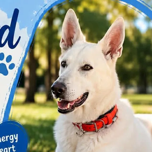An adult large-sized male White / Cream German Shepherd Dog dog named Blizzard for adoption in New Smyrna Beach, FL