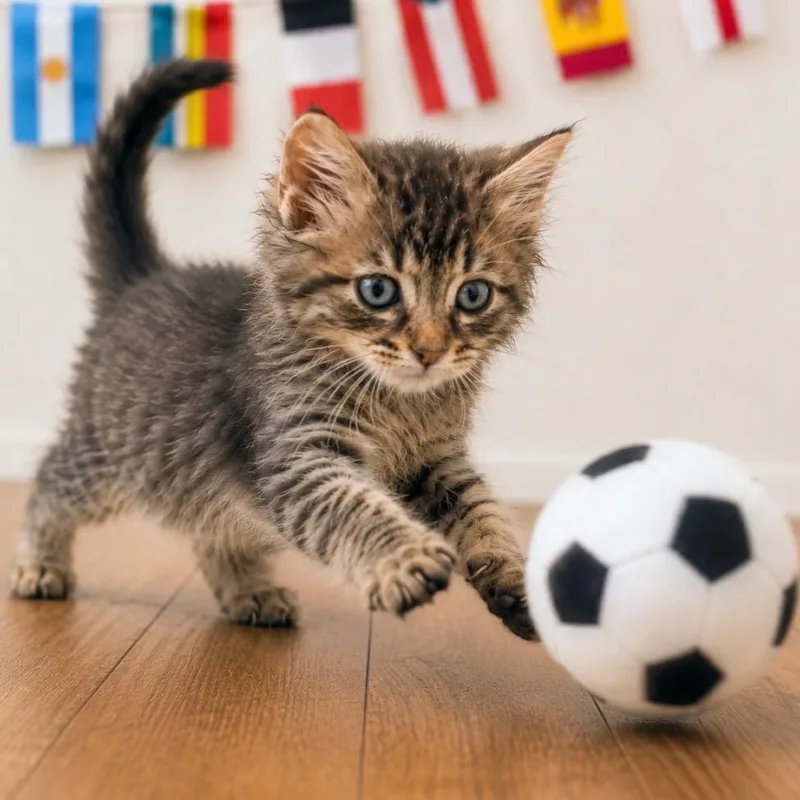 A baby small-sized male Brown / Chocolate Domestic Long Hair cat named Button for adoption in Alexandria, VA