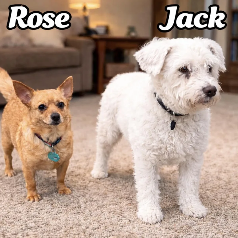 An adult medium-sized male Schnauzer dog named Jack & Rose for adoption in Allen, TX