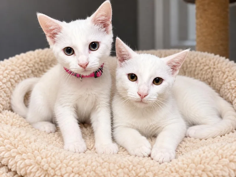 A baby small-sized female Domestic Short Hair cat named Blanca for adoption in Rio Linda, CA