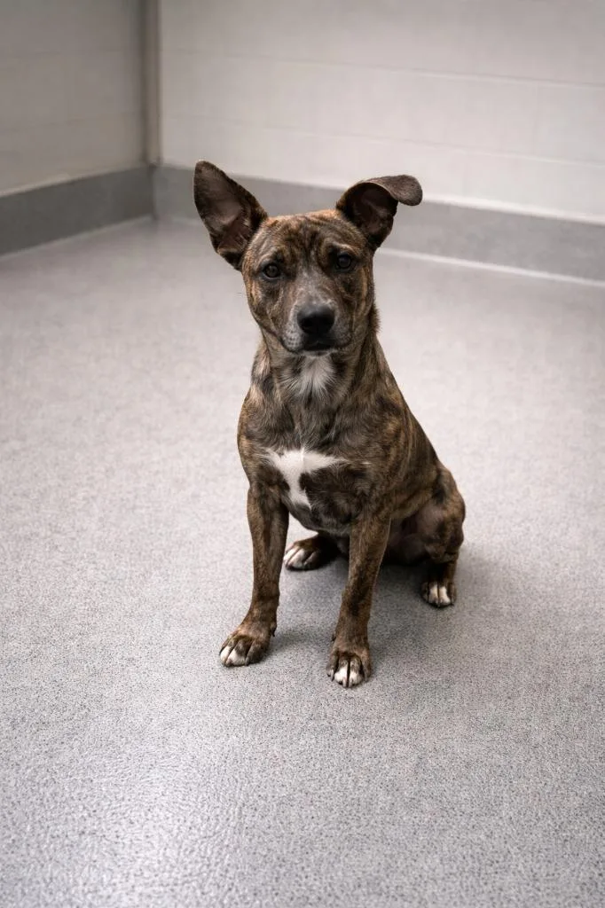 A young small-sized male Airedale Terrier dog named Duck for adoption in Rome, GA