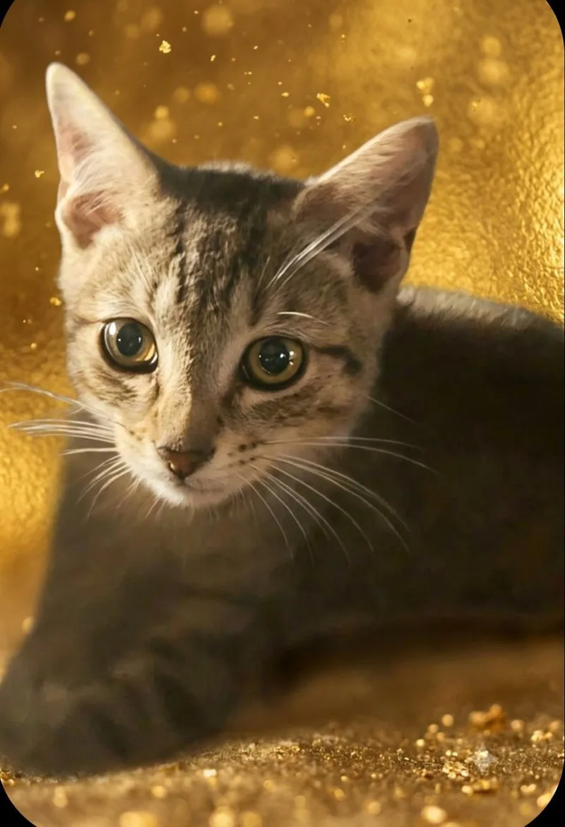 A baby medium-sized male Tabby (Brown / Chocolate) Domestic Short Hair cat named Dallon for adoption in East Brunswick, NJ